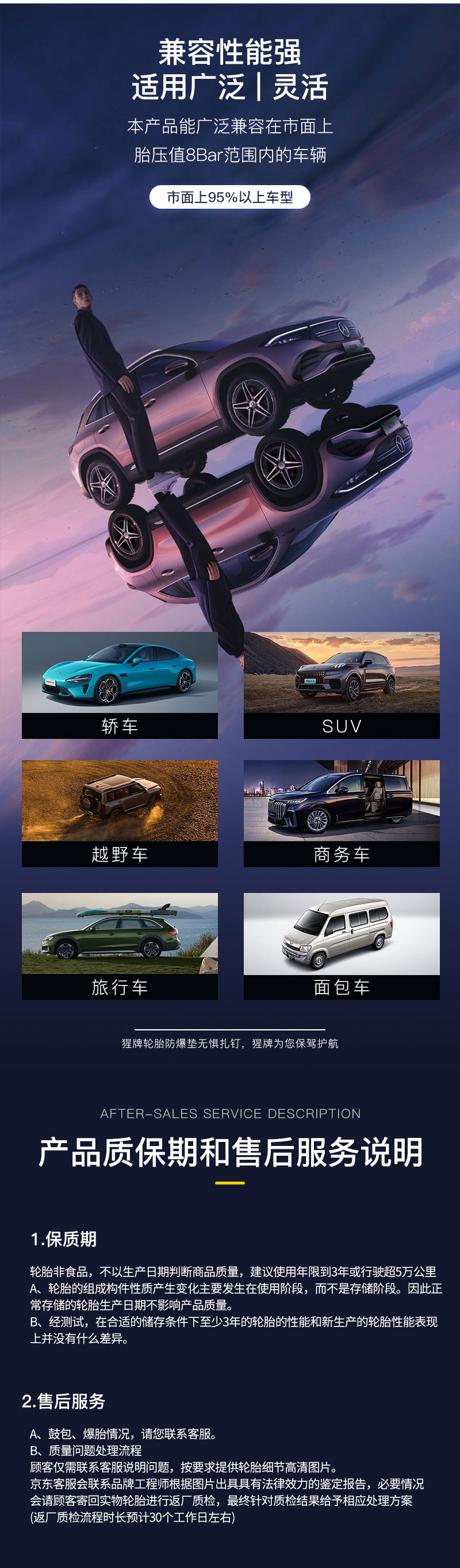 汽车轮胎防爆垫详情页